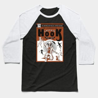 Captain Hook Comic Cover Baseball T-Shirt